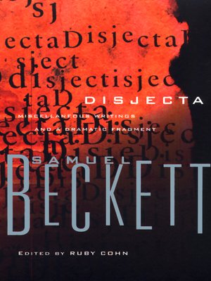 cover image of Disjecta